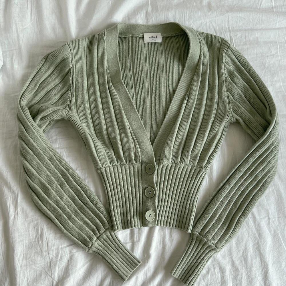 ARITZIA PLUNGE FRONT CARDIGAN